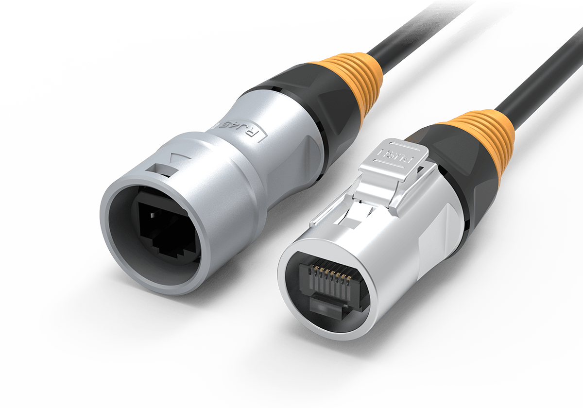 RJ45-04信号对接连接器